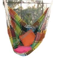 Cotton canvas hanging chair outdoor swing chair outdoor hanging chair