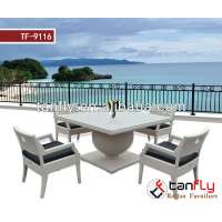 TF-9116 wicker dining tables and chairs