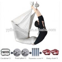 2018New Style Wholesale Flying Yoga Hammock Without Handle, Nylon Silk Aerial Belt Fitness Yoga Swing